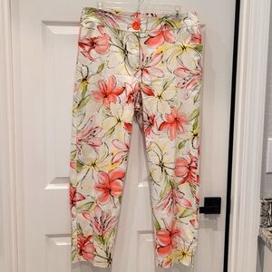 Capri multi colored w flowers sz 12